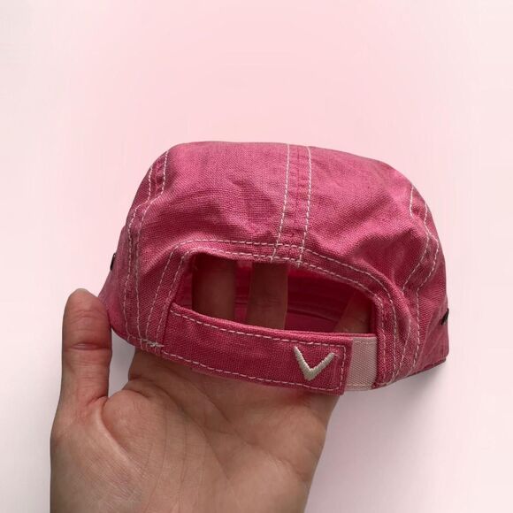 Callaway Pink Golf Cap Adjustable Embroidered Logo Women’s One Size OS - Picture 2 of 3